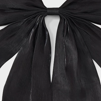 Bow Hair Barrette - A New Day™ Black 4 Bow Hair Barrette - A New Day™ Black - Image 2