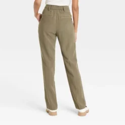 A New Day™ 11 Women's High-Rise Regular Fit Full Length Straight Stovepipe Trousers - A New Day™