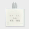 Sterling Silver Cubic Zirconia Stud Earring Set 5pc - A New Day™ Silver -A New Day™ GUEST 03ffdb56 b035 4f87 9024 48572045c1fb