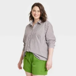 Women's Long Sleeve Relaxed Fit Button-Down Boyfriend Shirt - A New Day™ 9 Women's Long Sleeve Relaxed Fit Button-Down Boyfriend Shirt - A New Day™ -A New Day™ GUEST 0a603c23 968f 48cb a829 28ec30fd3cee