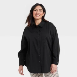 Women's Long Sleeve Oversized Button-Down Boyfriend Shirt - A New Day™ 8 Women's Long Sleeve Oversized Button-Down Boyfriend Shirt - A New Day™ -A New Day™ GUEST 0a9b128d 5ba3 4929 b93a 77289b6f5639