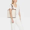 XL Cut Out Tote Handbag - A New Day™