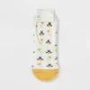 Women's Bee 3pk Liner Socks - A New Day™ Ivory/Gold/Heather Gray 4-10: Cotton Blend, Seamless Toe, Hidden Gel Heel Grip 2 Women's Bee 3pk Liner Socks - A New Day™ Ivory/Gold/Heather Gray 4-10: Cotton Blend, Seamless Toe, Hidden Gel Heel Grip -A New Day™ GUEST 1002b5f6 3054 4bd2 9dc7 42b6163f9722