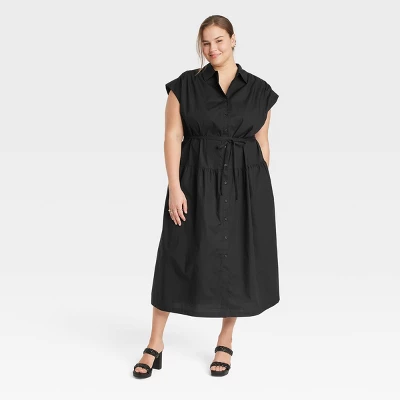 Women's Short Sleeve Midi Dress - A New Day™ 5 Women's Short Sleeve Midi Dress - A New Day™ - Image 3