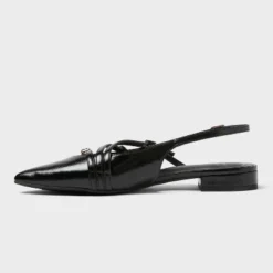 Women's Twiggy Multi Buckle Mini Heel Flats With Memory Foam Insole - A New Day™