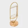 Oval Burlwood Standing Jewelry Organizer - A New Day™ Gold/Brown: Metal Storage Stand, 13.5" Height, 7" Depth 1 Oval Burlwood Standing Jewelry Organizer - A New Day™ Gold/Brown: Metal Storage Stand, 13.5" Height, 7" Depth -A New Day™ GUEST 132e2512 d316 407a bb85 caaf83419443