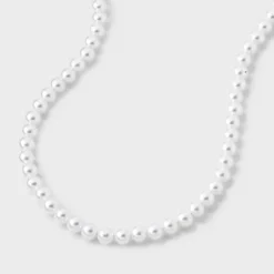Pearl Necklace - A New Day™ Pearl: Lobster Claw Clasp, Glass Material, 18" Strand With 3" Extender 9 Pearl Necklace - A New Day™ Pearl: Lobster Claw Clasp, Glass Material, 18" Strand With 3" Extender -A New Day™ GUEST 1489c373 b3f1 4acb 8638 c4f77b73a991