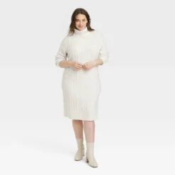 Women's Turtleneck Long Sleeve Cozy Sweater Dress - A New Day™ 9 Women's Turtleneck Long Sleeve Cozy Sweater Dress - A New Day™ -A New Day™ GUEST 1542ddc5 cb08 470c 908d d68d2fc9faf4
