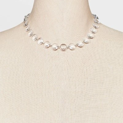 Stone Beaded Necklace - A New Day™ 3 Stone Beaded Necklace - A New Day™