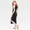 Women's Rib Knit Side Ruched Bodycon Dress - A New Day™ 2 Women's Rib Knit Side Ruched Bodycon Dress - A New Day™ -A New Day™ GUEST 19a32fea 94df 41fb 84aa 9c8fca638a0c