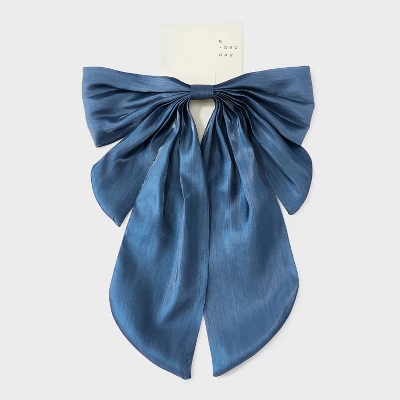Bow Hair Barrette - A New Day™ Navy 3 Bow Hair Barrette - A New Day™ Navy