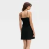 Women's Bow Mini A-Line Dress - A New Day™ Black -A New Day™ GUEST 205177a6 de3d 4c3c 9e70 413a187964ed