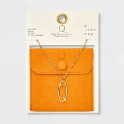 Gold Dipped Scattered Cubic Zirconia Initial Pendant Necklace - A New Day™ Gold 41 Gold Dipped Scattered Cubic Zirconia Initial Pendant Necklace - A New Day™ Gold -A New Day™ GUEST 245a0de4 7fa4 44c1 ad9a 54c5708016df
