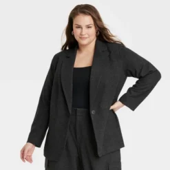 Women's Oversized Fall Blazer - A New Day™ -A New Day™ GUEST 29b39840 79b2 4c93 9f62 1348c6c13dac