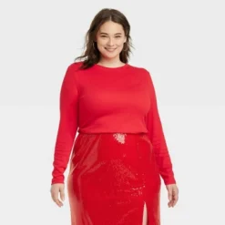 Women's Slim Fit Long Sleeve Ribbed Crewneck T-Shirt - A New Day™ 9 Women's Slim Fit Long Sleeve Ribbed Crewneck T-Shirt - A New Day™ -A New Day™ GUEST 2a0b1d18 595c 4325 afd0 6e6ceb9abdf2