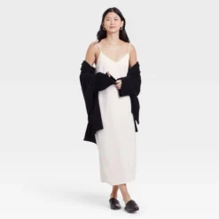 Women's Midi Slip Dress - A New Day™ -A New Day™ GUEST 2a6c15b7 2bb3 4b6e 964f 82280e062247