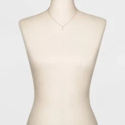 Pearl And Rhinestone Pendant Necklace - A New Day™