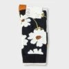 Women's Floral 3pk Crew Socks - A New Day™ Black/Ivory/Gold 4-10: Tagless, Smooth Toe Seams 1 Women's Floral 3pk Crew Socks - A New Day™ Black/Ivory/Gold 4-10: Tagless, Smooth Toe Seams -A New Day™ GUEST 2e29b195 d1bb 47bc bad1 ad67eb13a181