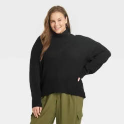 Women's Mock Turtleneck Pullover Sweater - A New Day™ -A New Day™ GUEST 2f74cd92 9dd7 4fcf b1a5 38e9832a6552