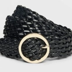 Women's Oval Center Bar Buckle Belt - A New Day™ Black 6 Women's Oval Center Bar Buckle Belt - A New Day™ Black -A New Day™ GUEST 2f8ed212 6b98 4f44 b375 f5b449daf648