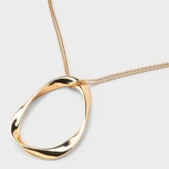Oval Pendant Necklace - A New Day™ Gold: Lobster Claw Clasp, 32" Length, Zinc Material, Includes 3" Extender 8 Oval Pendant Necklace - A New Day™ Gold: Lobster Claw Clasp, 32" Length, Zinc Material, Includes 3" Extender -A New Day™ GUEST 31751292 5272 43d9 8635 02eb2c1e949b