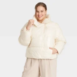 Women's Short Relaxed Puffer Jacket - A New Day™ 15 Women's Short Relaxed Puffer Jacket - A New Day™ -A New Day™ GUEST 3183c9fd a593 4e8a ad79 df58c7c302c9