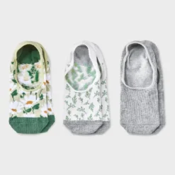 Women's Daisy 3pk Liner Socks - A New Day™ Green/Heather Gray/White 4-10: Cotton Blend, Seamless Toe, Hidden Gel Heel Grip 7 Women's Daisy 3pk Liner Socks - A New Day™ Green/Heather Gray/White 4-10: Cotton Blend, Seamless Toe, Hidden Gel Heel Grip -A New Day™ GUEST 32b985fe ea31 4497 8fe6 3157f65560ab