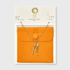 Gold Dipped Scattered Cubic Zirconia Initial Pendant Necklace - A New Day™ Gold 37 Gold Dipped Scattered Cubic Zirconia Initial Pendant Necklace - A New Day™ Gold -A New Day™ GUEST 354e8d21 5b88 483b be77 9939f9b65c7d