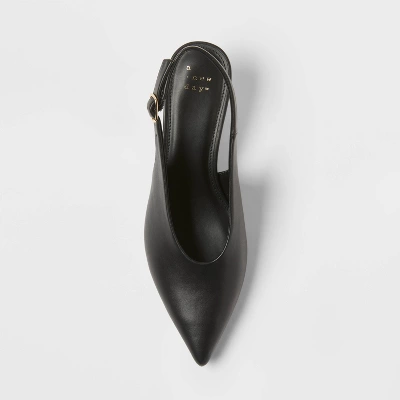 Women’s Samantha Heels With Memory Foam Insole – A New Day™ Black 4 Women’s Samantha Heels With Memory Foam Insole – A New Day™ Black - Image 2