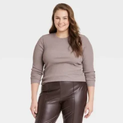 Women's Long Sleeve Slim Fit Crewneck T-Shirt - A New Day™ 22 Women's Long Sleeve Slim Fit Crewneck T-Shirt - A New Day™ -A New Day™ GUEST 362d8c8c d137 458a 9b62 e01367367257