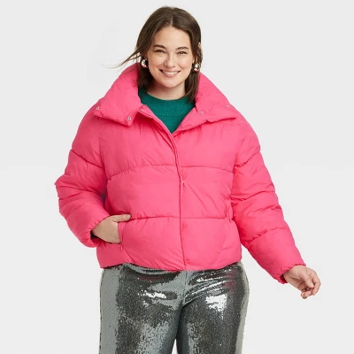 Women's Short Relaxed Puffer Jacket - A New Day™ 9 Women's Short Relaxed Puffer Jacket - A New Day™ - Image 7
