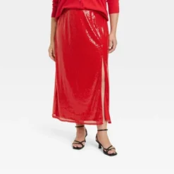 Women's Sequin A-Line Midi Skirt - A New Day™ Red 9 Women's Sequin A-Line Midi Skirt - A New Day™ Red -A New Day™ GUEST 3a892994 3a94 456b abd6 71fcb518c653