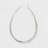 Silver Plated Graduated Oval Hoop Earrings - A New Day™ Silver 1 Silver Plated Graduated Oval Hoop Earrings - A New Day™ Silver -A New Day™ GUEST 3bda82d0 100a 4b1a a184 fb91161b384d