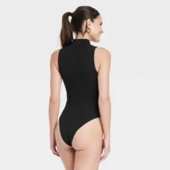Women's Mock Turtleneck Tank Bodysuit - A New Day™
