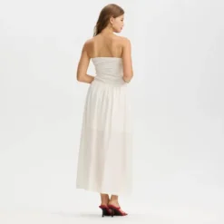 Women's Ruched Midi A-Line Dress - A New Day™