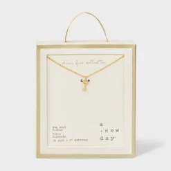 Cubic Zirconia 14k Gold Plated Pave Necklace With Extender - A New Day™ 13 Cubic Zirconia 14k Gold Plated Pave Necklace With Extender - A New Day™ -A New Day™ GUEST 4b59859b a7fd 4bc2 8ad1 47b4aaf34c82