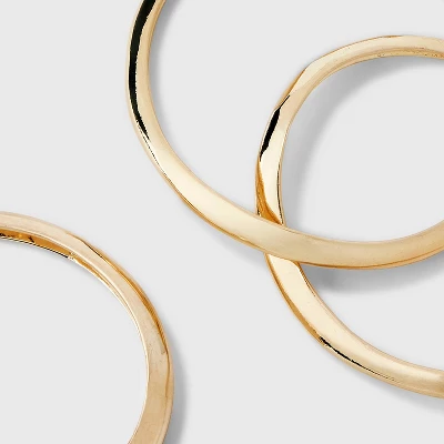 Bangle Bracelet Set 3pc - A New Day™ Gold 5 Bangle Bracelet Set 3pc - A New Day™ Gold - Image 3