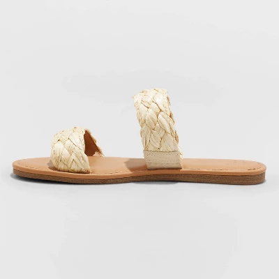 Women's Lucy Braided Slide Sandals - A New Day™ 3 Women's Lucy Braided Slide Sandals - A New Day™