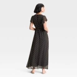 Women's Dolman Short Sleeve Maxi A-Line Dress - A New Day™