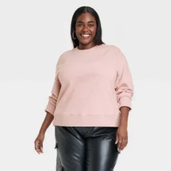 Women's Jeweled Pullover Sweatshirt - A New Day™ 19 Women's Jeweled Pullover Sweatshirt - A New Day™ -A New Day™ GUEST 5122d2bb 227d 4390 b451 99898a87376c