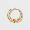 Small Hoop Earrings - A New Day™ Gold: Brass Nickel-Free Metal, Post Closure, 0.6" Length, 0.2" Width, 0.011 Lbs 2 Small Hoop Earrings - A New Day™ Gold: Brass Nickel-Free Metal, Post Closure, 0.6" Length, 0.2" Width, 0.011 Lbs -A New Day™ GUEST 51c9b2e0 fada 4f81 9f4b 098f960e7ad2