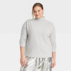 Women's Long Sleeve Mock Turtleneck T-Shirt - A New Day™ -A New Day™ GUEST 52e1d91a b564 41d6 b105 5bc6771c7e40