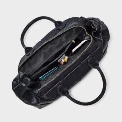 Belted Satchel Handbag - A New Day™ Black -A New Day™ GUEST 553f3196 a988 4da6 a523 220e611077a3