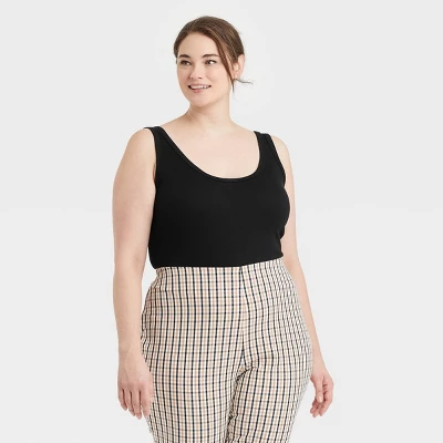 Women's Double-Scoop Bodysuit - A New Day™ 5 Women's Double-Scoop Bodysuit - A New Day™ - Image 3