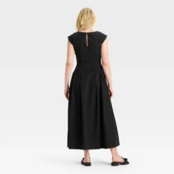 Women's Poplin Midi Dress - A New Day™