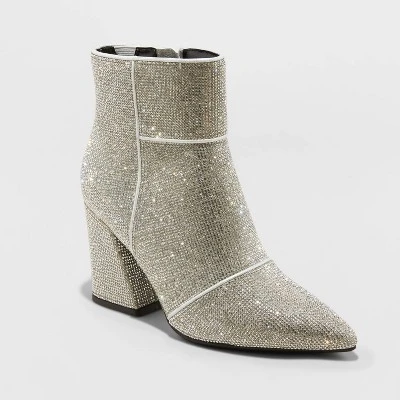 Women's Cailin Ankle Boots - A New Day™ Silver 5 Women's Cailin Ankle Boots - A New Day™ Silver - Image 3