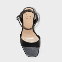 Women's Haley Ankle Strap Single Band Flare Heels With Memory Foam Insole - A New Day™ -A New Day™ GUEST 58eafeeb 5e2b 45b5 a38d 4d462db2b1e7