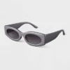 Women's Angular Oval Sunglasses - A New Day™ Silver 1 Women's Angular Oval Sunglasses - A New Day™ Silver -A New Day™ GUEST 5b257b94 8cd8 4b0c 8916 3f65fb847984