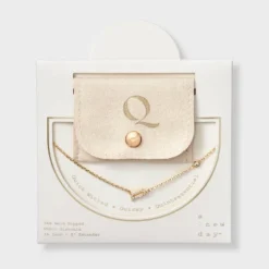 14K Gold Dipped Cubic Zirconia Initial Necklace - A New Day™ -A New Day™ GUEST 5cbf8ce2 b359 416a a31c f1b818f94d23