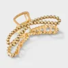 Metal Round Studded Loop Hair Claw Clip - A New Day™ Gold 1 Metal Round Studded Loop Hair Claw Clip - A New Day™ Gold -A New Day™ GUEST 5d8f758b 01a6 4956 a31f 2f2051ec02a0